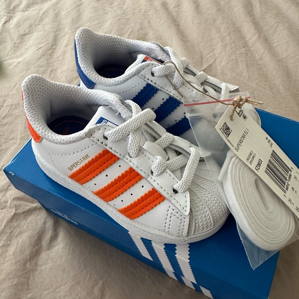 Adidas Baby/Toddler Superstar EL Shoes